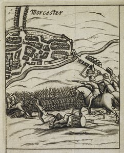 Scena della battaglia di Worcester, da 