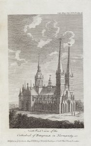 Cattedrale di Bayeux, Normandia, 1819 da English School