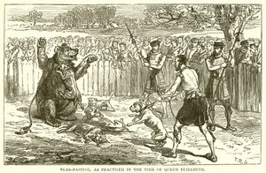 Combattimento con gli orsi, come praticato al tempo della regina Elisabetta da English School