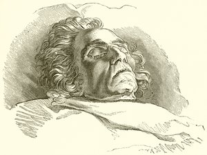 Beethoven sul letto di morte da English School