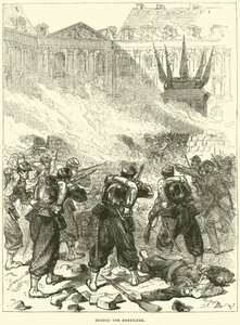 Dietro la barricata, aprile 1871 da English School