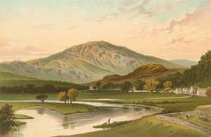 Ben Ledi dal ponte di Callander da English School