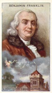 Benjamin Franklin, parafulmine da English School