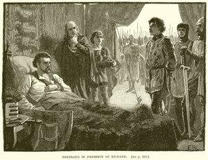 Bertrand in presenza di Riccardo