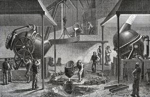 Processo Bessemer, acciaierie di Sheffield