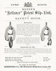Bezers Reliance Patent Slip-Link e Safety Hook da English School