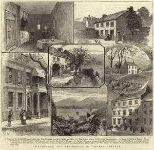 Luogo di nascita e residenze di Thomas Carlyle