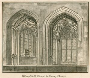 Cappella di Bishop West, Chiesa di Putney, Londra da English School