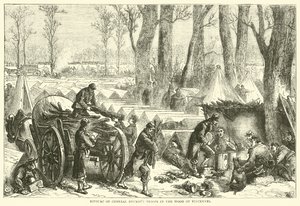 Bivacco delle truppe del Generale Ducrot nel bosco di Vincennes, ottobre 1870 da English School