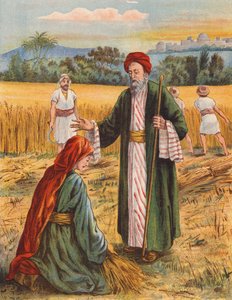 Boaz e Ruth nel campo di raccolta