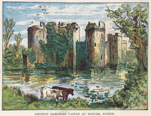 Castello di Bodiam, Sussex da English School