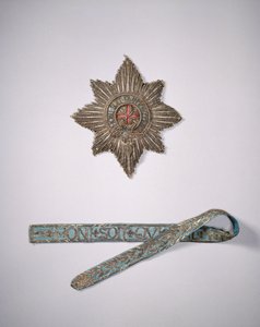 Stella e Giarrettiera di Bonnie Prince Charlie, XVII secolo da English School