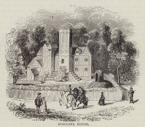Casa Boscobel (incisione) da English School