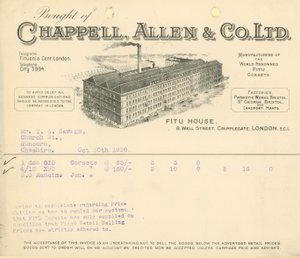 Acquistato da Chappell Allen & Co Ltd da English School