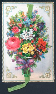 Bouquet di fiori, biglietto da English School
