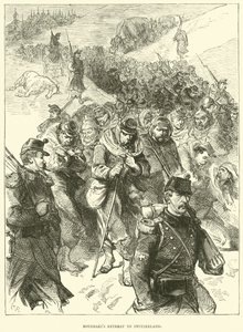 Ritirata di Bourbaki in Svizzera, gennaio 1871 da English School
