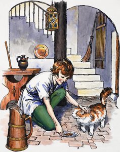 Ragazzo con gatto