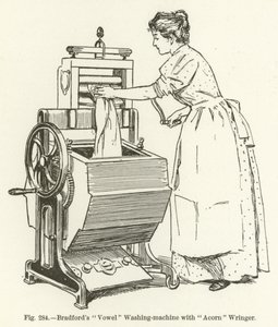 Lavatrice Vowel di Bradford con strizzatore Acorn