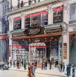 Filiale di Boots a 182 Regent Street da English School