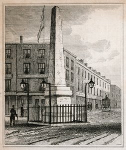 Obelisco di Brass Crosby da English School