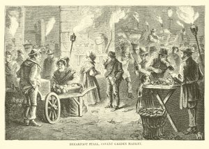 Bancarella della colazione, Mercato di Covent Garden da English School