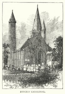 Cattedrale di Brechin (incisione) da English School