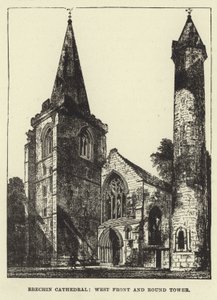 Cattedrale di Brechin, facciata ovest e torre rotonda da English School