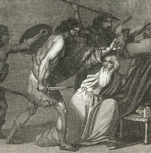 Brenno e le sue truppe uccidono gli uomini venerabili da English School