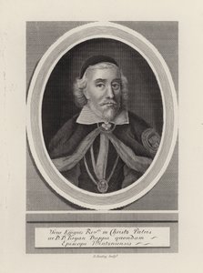 Brian Duppa, Vescovo di Winchester (incisione) da English School