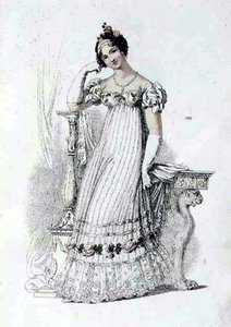 Abito da sposa, tavola di moda da Ackermann