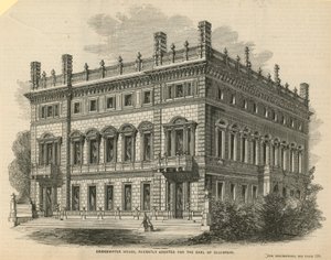 Bridgewater House, recentemente eretta per il Conte di Ellesmere da English School