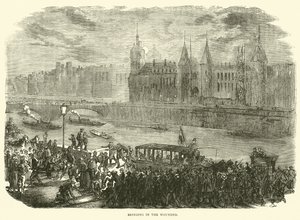 Portando i feriti, novembre 1870 da English School