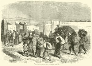 Portare verdure dai sobborghi, ottobre 1870 da English School