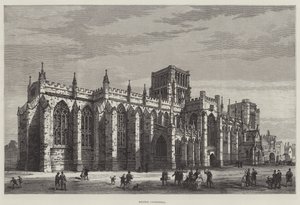 Cattedrale di Bristol (incisione) da English School
