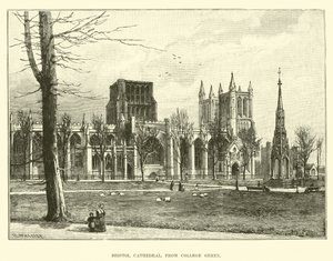 Cattedrale di Bristol, da College Green da English School