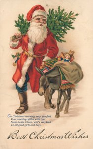Cartolina di Natale britannica da English School