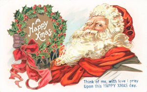 Cartolina di Natale britannica da English School