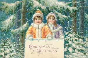 Cartolina di Natale britannica