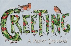 Cartolina di Natale britannica