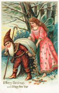 Cartolina di Natale britannica da English School