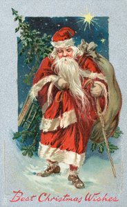 Cartolina di Natale britannica da English School