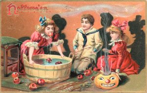 Cartolina di Halloween britannica