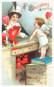 Biglietto di San Valentino britannico da English School
