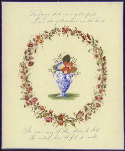 Cartolina di San Valentino britannica da English School