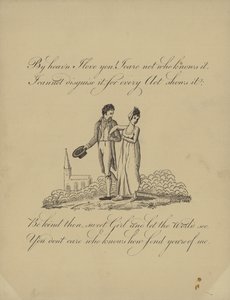 Biglietto di San Valentino britannico con un