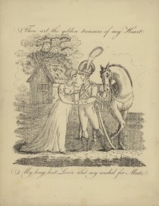 Biglietto di San Valentino britannico con un