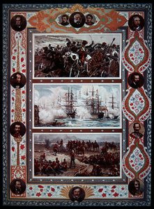 Vittorie Britanniche, Terra e Mare (Guerra Boera, Crimea, ecc.), copertina del Illustrated London News da English School