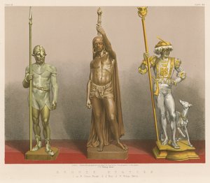 Statue di bronzo (cromolito) da English School