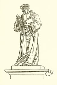 Statua di bronzo di Erasmo a Rotterdam (incisione)