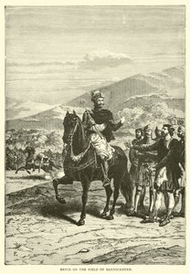 Bruce sul campo di Bannockburn
